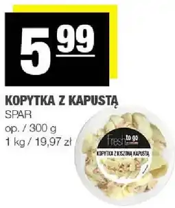 Spar Kopytka z kapustą oferta