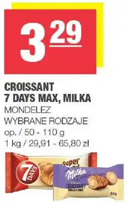 Spar Croissant 7 Days Max, Milka oferta