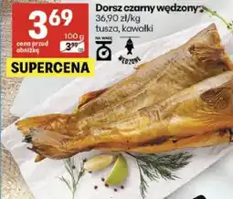 Delikatesy Centrum Dorsz czarny wędzony tusza, kawałki oferta