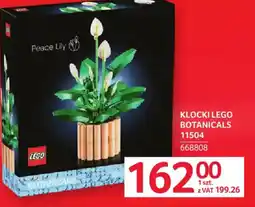 Selgros KLOCKI LEGO BOTANICALS oferta