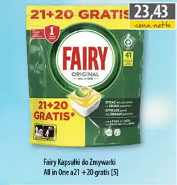 DUO-TES Fairy Kapsułki do Zmywarki All in One a21 +20 gratis oferta