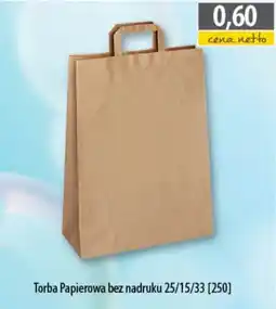 DUO-TES Torba Papierowa bez nadruku 25/15/33 oferta