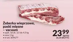 Makro Żeberka wieprzowe, paski mięsne - vacuum oferta