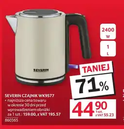 Selgros Severin Czajnik WK9577 oferta