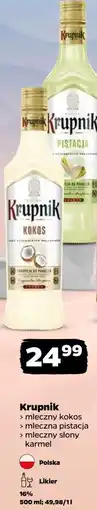 Netto Likier Krupnik (mleczny kokos, mleczna pistacja, mleczny słony karmel) oferta