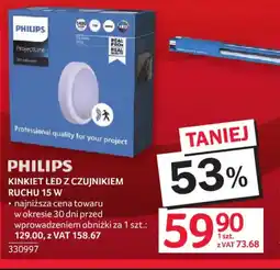 Selgros Kinkiet LED z czujnikiem ruchu Philips oferta