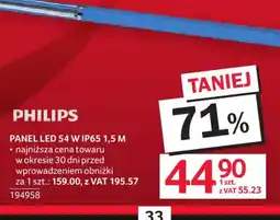 Selgros Philips Panel LED 54W IP65 1,5M oferta