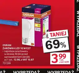 Selgros Zarówka LED Osram 10W E27 oferta