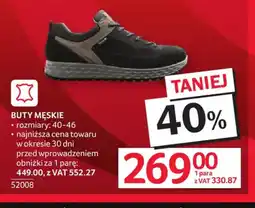 Selgros Buty męskie oferta