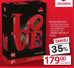 Selgros Klocki LEGO 31214 oferta