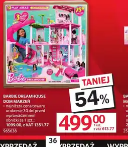 Selgros Barbie Dreamhouse Dom Marzeń oferta