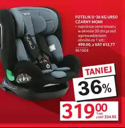 Selgros Momi Fotelik Urso 0-36 kg oferta