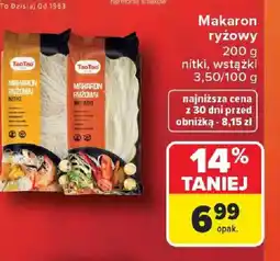 Carrefour Tan-San Makaron ryżowy oferta