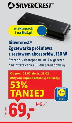 Lidl Zgrzewarka próżniowa SilverCrest oferta