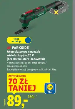 Lidl Akumulatorowe narzędzie wielofunkcyjne Parkside oferta