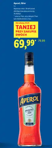 Lidl Likier Aperol oferta