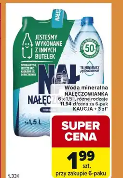 Carrefour Express Woda mineralna Nałęczowianka oferta