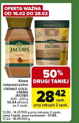 Carrefour Express Kawa rozpuszczalna Jacobs oferta