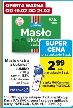 Carrefour Express Masło Lumiko oferta