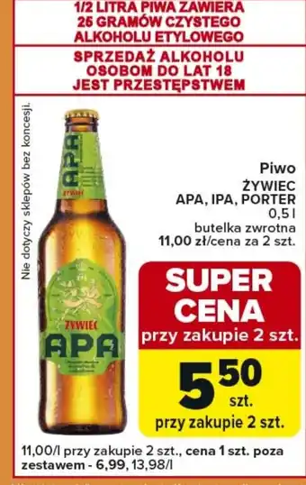 Carrefour Express Piwo Żywiec oferta