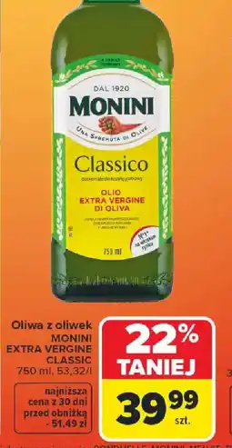 Carrefour Monini Oliwa z oliwek oferta