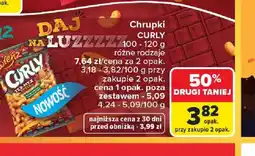 Carrefour Chrupki Curly oferta