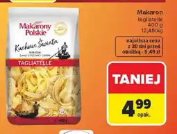 Carrefour Makarony Polskie Tagliatelle oferta