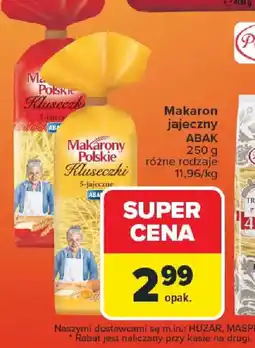 Carrefour Makaron jajeczny ABAK oferta