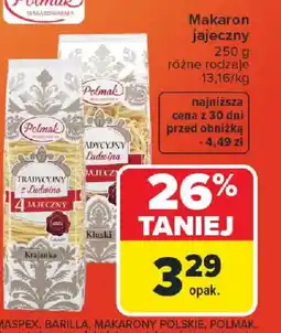 Carrefour Polmak Makaron jajeczny oferta