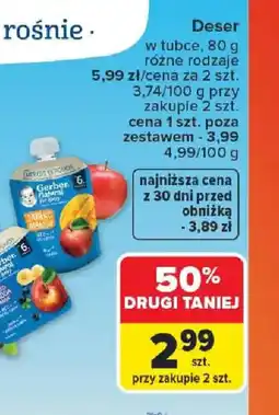 Carrefour Gerber Organic Deser oferta