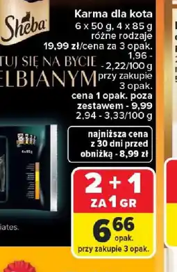 Carrefour Sheba Karma dla kota oferta