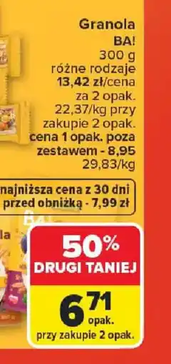 Carrefour BA! Granola oferta