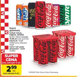 Carrefour Coca-Cola, Fanta, Sprite napój oferta