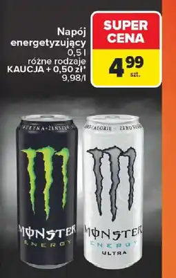 Carrefour Monster napój energetyzujący oferta