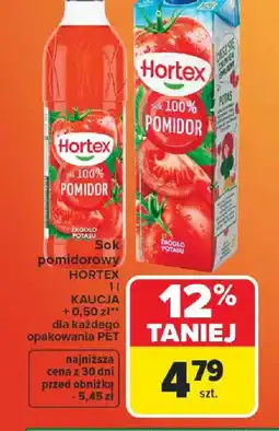 Carrefour Hortex Sok pomidorowy oferta