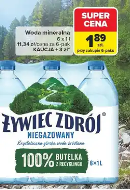 Carrefour Zywiec Zdrój Woda mineralna oferta