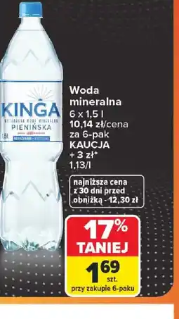 Carrefour Kinga Woda mineralna oferta