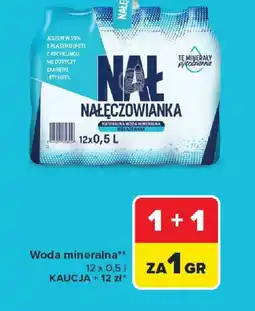 Carrefour Nałęczowianka woda mineralna oferta