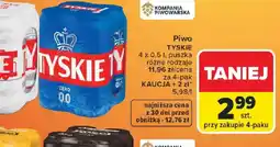 Carrefour Piwo Tyskie oferta