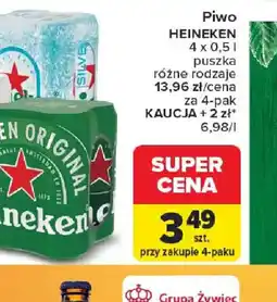 Carrefour Piwo Heineken oferta