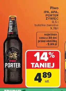 Carrefour Piwo Zywiec Porter oferta