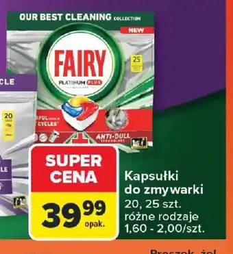 Carrefour Fairy Kapsułki do zmywarki oferta