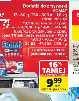 Carrefour Somat Dodatki do zmywarki oferta