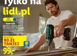 Lidl Parkside Zakrętarka udarowa, 20 V oferta