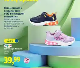 Lidl Buty świecące dziecięce oferta