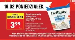 Biedronka Serek puszysty klasyczny Delikate, 150 g oferta