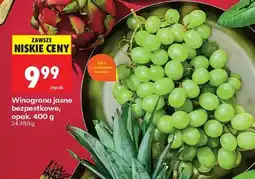 Biedronka Winogrona jasne bezpestkowe opak . 400 g oferta