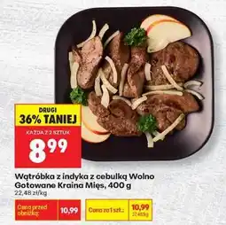 Biedronka Wątróbka z indyka z cebulką Wolno Gotowane Kraina Mięs 400 g oferta