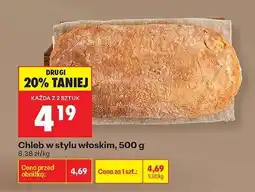 Biedronka Chleb w stylu włoskim, 500 g oferta