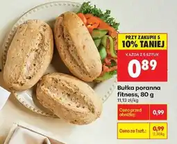 Biedronka bułka poranna fitness , 80 g oferta